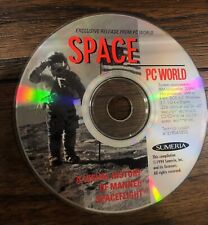 vintage CD - SPACE: A Visual History of Manned Spaceflight PC World 1994 DOS Win picture