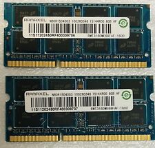 Ramaxel 16GB (8GB X2) DDR3 PC3-12800S SODIMM RMT3160ME68FAF-160 picture