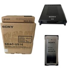 Lot of 5pcs Sony SBAC US10 SxS + Sony MEAD SD 01 adapter picture