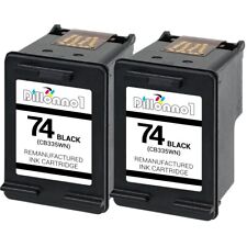 2 Pack #74 Black Ink for HP Deskjet D4260 D4263 D4268 D4280 D4360 D4363 D4368 picture