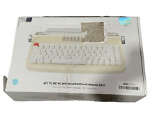 Actto Retro Mini Bluetooth Keyboard B303 ( Ivory) New Open Box picture