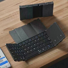 foldable touchpad Bluetooth keyboard Portable Rechargeable for iOS Win Android picture