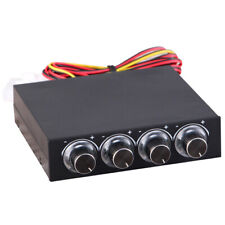 4 Channel Computer Fan Speed & Temperature Controller Heat Reducing For PC C BEA picture