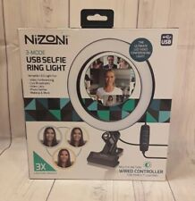 3-Mode LED USB Selfie Ring Light w/Wired Controller (WFH, YouTube, TikTok, etc.) picture