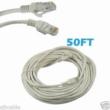 BEIGE 50 FEET PREMIUM CAT5 CAT5e PATCH LAN ETHERNET NETWORK CABLE Roku PS4 Xbox  picture