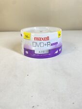 30 Pack Maxell DVD+R 16 x 4.7GB 120 Min Spindle Blank DVD for Recording picture