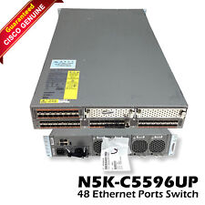 Cisco Nexus 5596UP 48 Port 10Gbps FC SFP+ Switch N5K-C5596UP V01 W/ 2x PWS picture