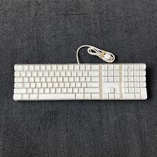 Genuine Apple Wired White Keyboard A1048 EMC1944 USA Layout Tested picture