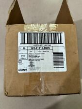 50-Pack Leviton 61110-RW6 Extreme Cat 6 Connector White Full box Open the box！！！ picture