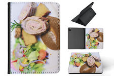 CASE COVER FOR APPLE IPAD|FOOD FINE DINE ROAST MEAT DISH picture