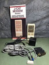 Vintage Novation J-Cat Modem | With Data & Power Adaptors & Manual | Untested picture