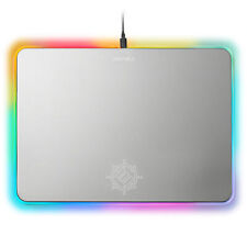 ENHANCE Aluminum LED Mouse Pad with Rainbow Illumination - Metal Alloy Finish picture