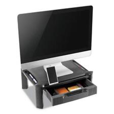 Innovera IVR55050 Large Monitor Stand With Cable Management And Drawer, 18 3/8