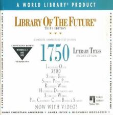 Library Of The Future 3rd Edition PC CD 1700 + literary titles reading documents picture