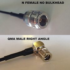 RG316 N FEMALE to QMA MALE ANGLE Coaxial RF Cable USA-US picture