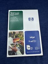 1x Hewlett Packard HP Premium Plus Glossy Inkjet Photo Paper 9 mil 60 Sheets 4x6 picture