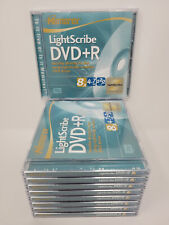 Memorex LightScribe DVD+R 4.7 GB 120 min. 8x 9-Pack - NEW, Open Box picture
