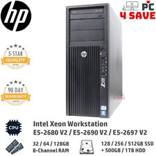 HP E5-2697 V2 CPU / 128GB RAM / 512GB SSD + 1TB HD K2000 Z420 Custom Workstation picture