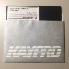 Vintage 1983 KAYPRO 4 Perfect Filer Software 5.25” Floppy Disk VHTF picture