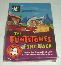 VTG Bitstream Hanna Barbera The Flintstones Computer Font Pack Microsoft Windows picture