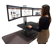 Victor High Rise Electric Triple Monitor Standing Desk (dc475) picture
