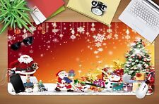 3D Santa Claus Gift Room Kid Learn 7 Non-slip Office Desk Mouse Mat Game picture
