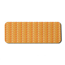 Ambesonne Orange Rectangle Non-Slip Mousepad, 31