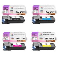 4Pk TRS 2130 BCYM Compatible for Dell 2130CN 2135CN Toner Cartridge picture