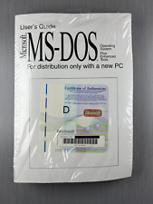 Microsoft MS-DOS 6.22 FULL Version Not Upgrade Brand New Sealed w/ COA picture