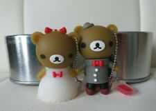 Groom Bride Couple Bear flash drive 4 GB usb/keychain rubber with silver case picture