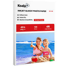 Koala Premium Glossy Photo Paper 4x6 100 Sheets 48lb 180g Inkjet Canon HP Epson picture