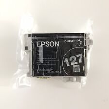 Genuine Epson 127 XL Black Ink Cartridge T127120 Factory Sealed Oem High Yield picture