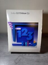 Lotus 123 Release 2.2 for DOS  (Sealed Size 3.5