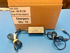 LOT OF 10 OEM Genuine Lenovo Square Slim Tip 45W 20V 2.25A AC Adapter Charger picture