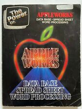 Vtg 1984 The Power Of Apple Works Data Base Spread Sheet Manual Book 1st Print picture