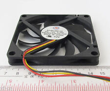 10x Brushless DC Cooling Fan 80x80x10mm 8010 11 blades 12V 0.15A 3pin Connector picture
