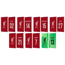 LIVERPOOL FC 2021/22 PLAYERS HOME KIT 2ND GROUP PU LEATHER BOOK CASE AMAZON FIRE picture