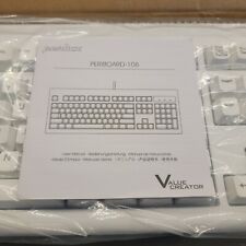 Perixx PERIBOARD-106, Wired USB Full Size Keyboard, Spanish Language Keys, White picture