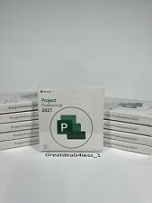 2021 Microsoft Project Professional - Retail Package - Factory Sealed DVD picture