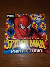 Brand New PC DVD The Amazing Spiderman Print Studio Make your own Spider Man picture