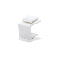 10pcs Snap-in Keystone Blank Insert for Wall Plate White picture