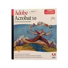 Adobe Acrobat 5.0 Version vintage Mac Macintosh Box Cd Instructions picture