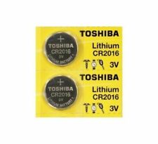 2 x New Original Toshiba CR2016 CR 2016 3V LITHIUM BATTERY BR2016 DL2016 Watch picture
