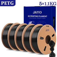 JAYO 5KG PETG 1.75mm 3D Printer Filament 1.1KG +/- 0.02mm Neat Filament Spool picture
