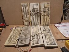 Lot of 7 Vintage Computer Desktop Keyboards Chicony KB-5911 Keytronic LT Classic picture