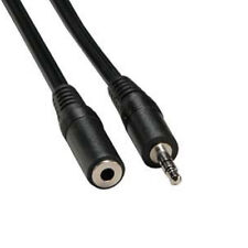 20' Black 3.5mm Male to 3.5mm Female Stereo Audio Cable  picture