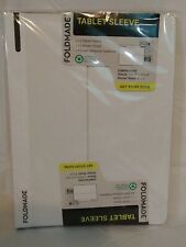 FOLDMADE Tablet Sleeve in White NEW Universal Up To 10” picture