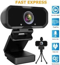 1080P Full HD Webcam/Computer Camera/Laptop USB PC Webcam with Microphone,Tripod picture