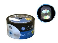100-Pack (50-PK x 2) HP 52X Logo Blank CD-R Disc + 100 Clear Plastic Sleeves picture