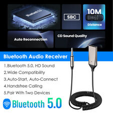 Baseus Wireless Bluetooth 5.0 Receiver 3.5mm Car AUX Audio Stereo Music Adapter picture
